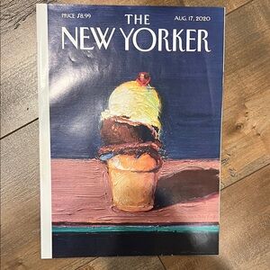 The New Yorker Magazine featuring “Double Scoop” by Wayne Thiebaud
